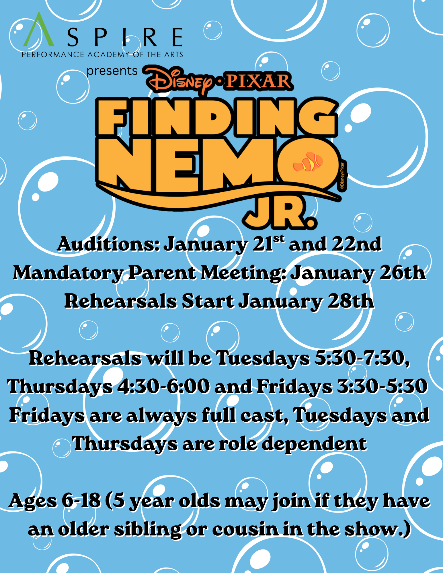 Finding Nemo Announcement