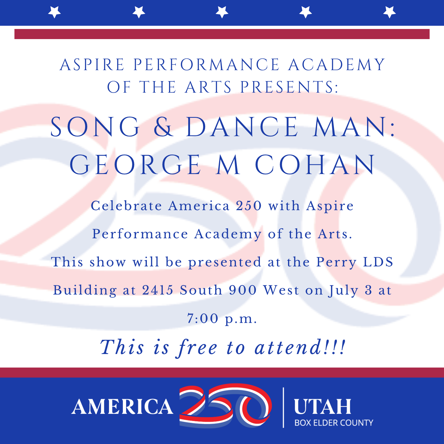 George M. Cohan Flyer